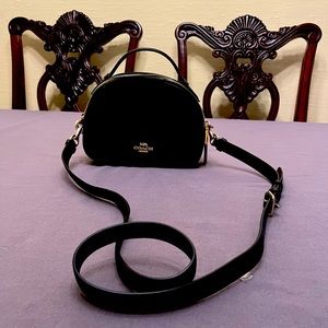 Coach- black small handbag